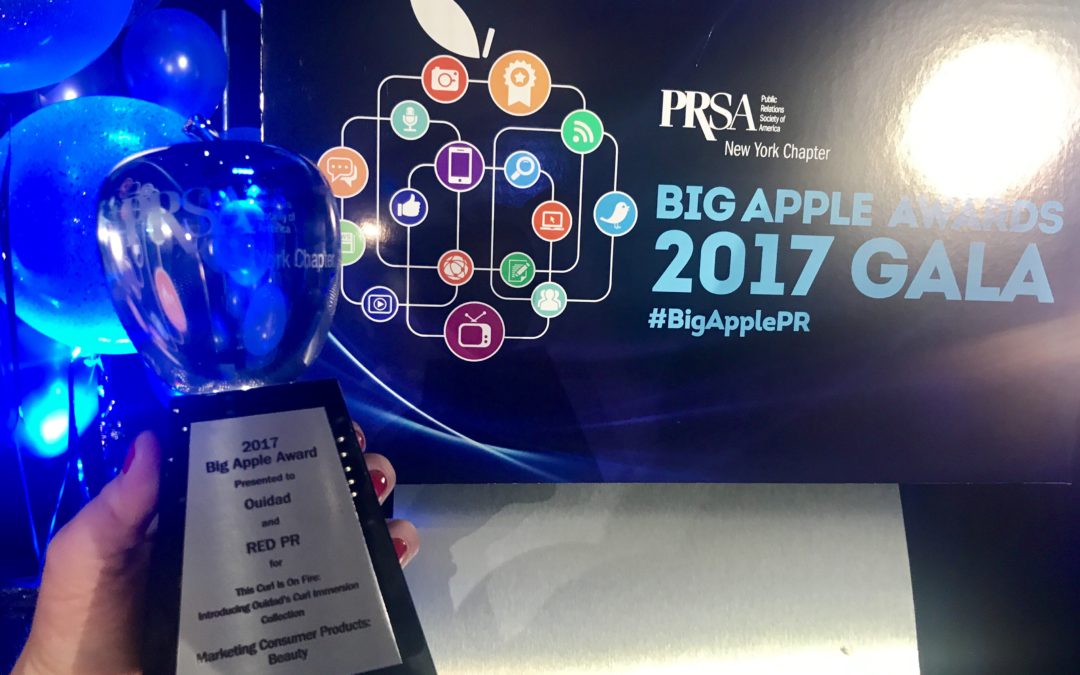 RED PR Wins PRSA Big Apple Award for Ouidad Campaign